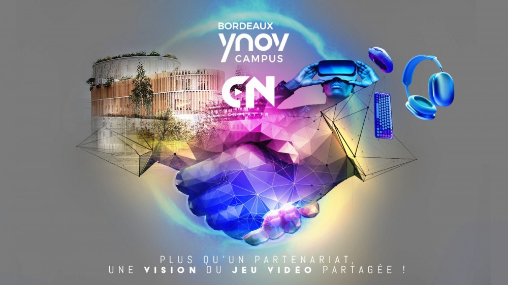CN Play et le Campus Ynov Bordeaux, main dans la main, pour vous ouvrir les portes sur les coulisses du Jeu Vidéo