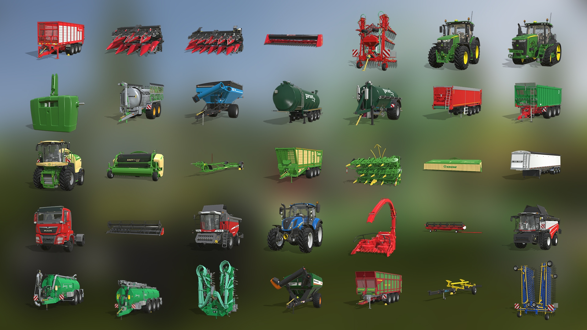 Fs 2020 мод на деньги. Техника FS 19. Техника из ФС 22. Farming Simulator 22 вся техника. Итальянская техника ФС 19.